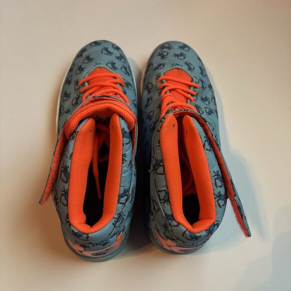 Nike KD Kevin Durant Vulc Blue Crabs Mid/High Top Basketball Shoes Size 6 Youth - Picture 9 of 11